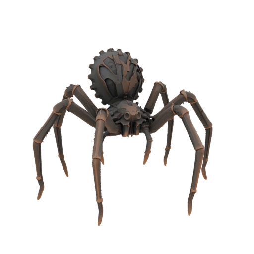 Dunkle Fantasie Winter Spinne Feind Miniatur STL