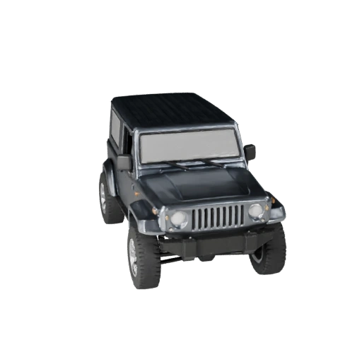 SUV Compacto 3D Modelo para Unity - Activo de Juego Poligonal Bajo