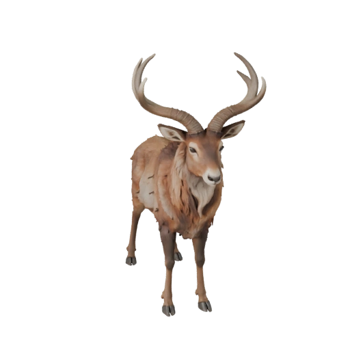 Antilope 3D-Modell für Blender - PBR-Asset mit Texturen | PBR