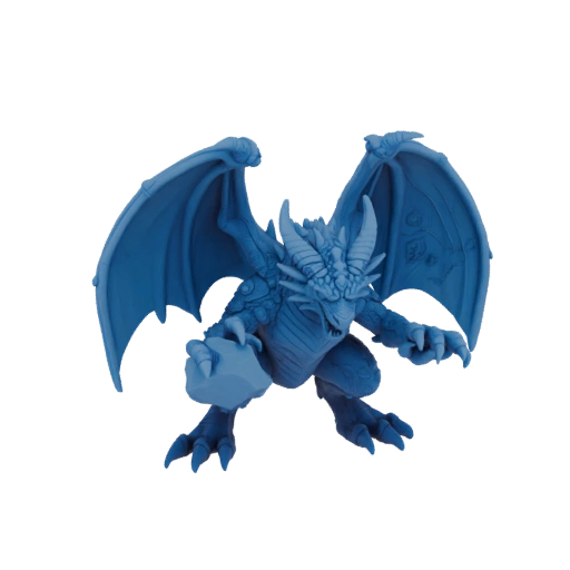 Fantasy Alter Drache Boss Miniatur STL - Zerquetschte Pose