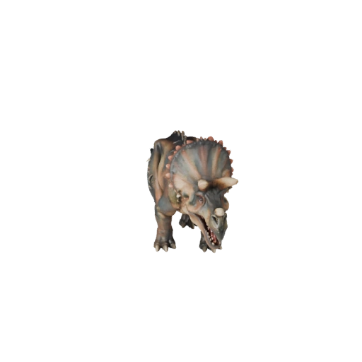 Triceratops 3D Modell für Blender - PBR Asset mit Texturen