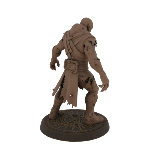 Dunkle Fantasie Zombie Krieger Miniatur STL