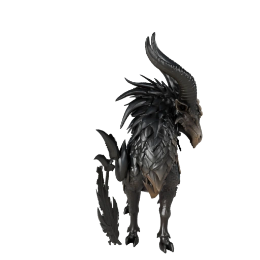 Modèle 3D Phénix pour Blender - Asset PBR avec Textures | PBR