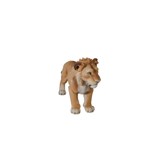 Filhote de Leão 3D Model para Blender - Asset PBR com Texturas | PBR