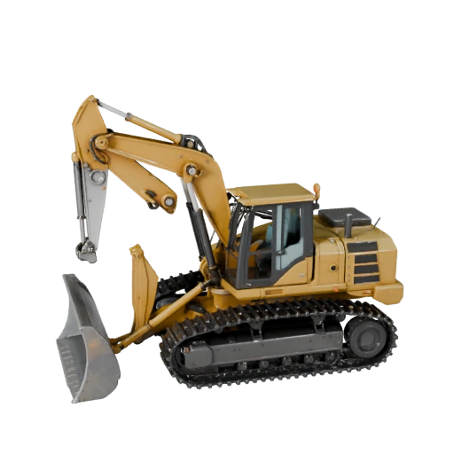 Modèle 3D de Bulldozer prêt pour le jeu pour Asset PBR à usage temps réel