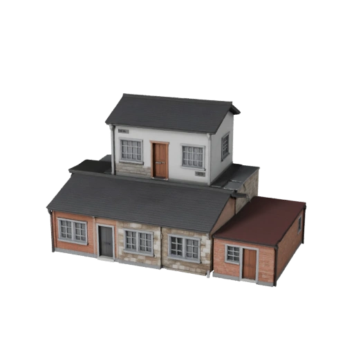 Modulares Dorf-Bausatz 3D-Modell für Unreal - Echtzeit-Asset