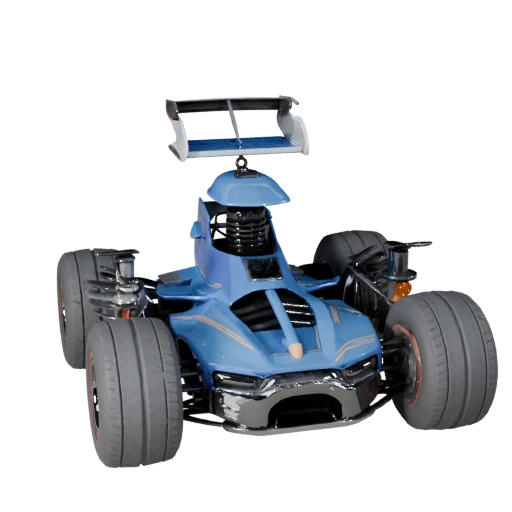Modello 3D Auto da Corsa per Blender - Asset Pronto per il Rendering (Legacy)