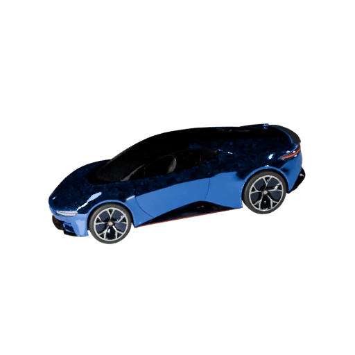 Auto volante 3D Model per Blender - Asset Pronto per il Rendering