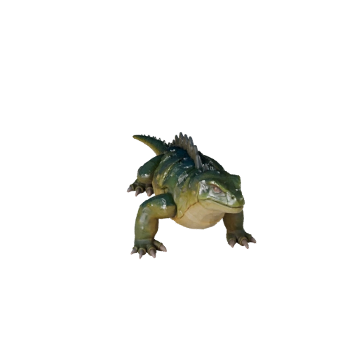 Low Poly Gila-Krustenechse 3D Modell - Unity Game Asset mit FBX