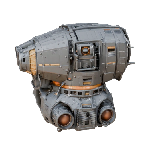 Nave espacial de carga 3D para Unreal Engine - Lista para juegos