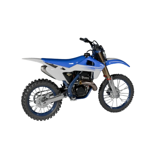 Motocross-Motorrad 3D-Modell für Blender - Renderbereites Asset