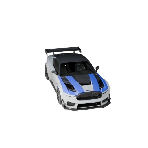Auto da corsa 3D Model per Unity - Low Poly Game Asset Pro