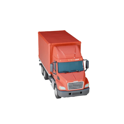 Modello 3D Autoarticolato Cartone Animato per Giochi Stilizzati Asset PBR
