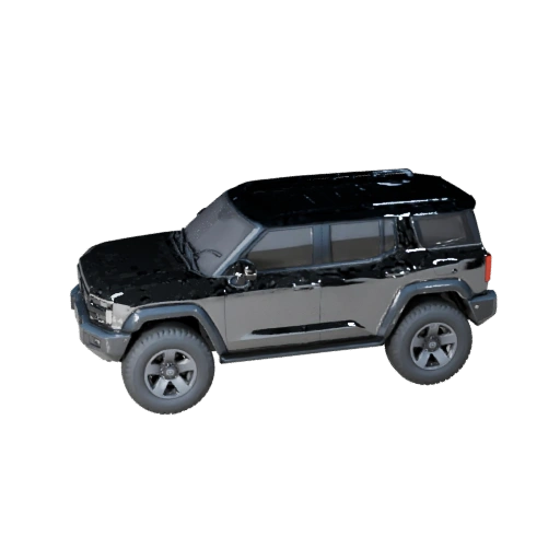 Cyber-SUV 3D-Modell für Unreal Engine - Spielbereites Asset