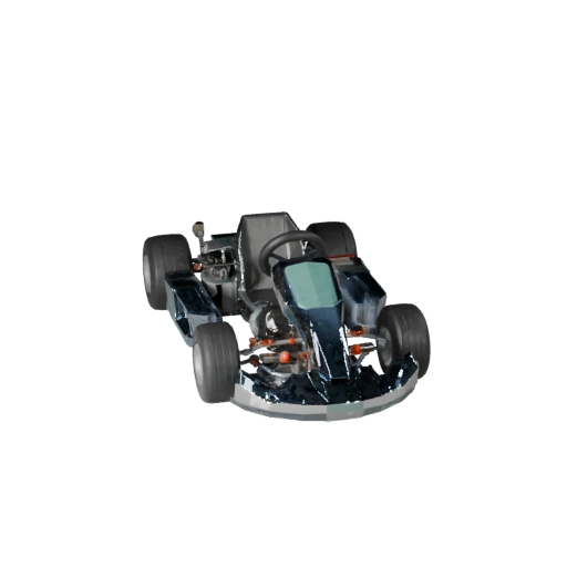Low Poly Go-Kart 3D Modell für Unity & Unreal PBR Asset
