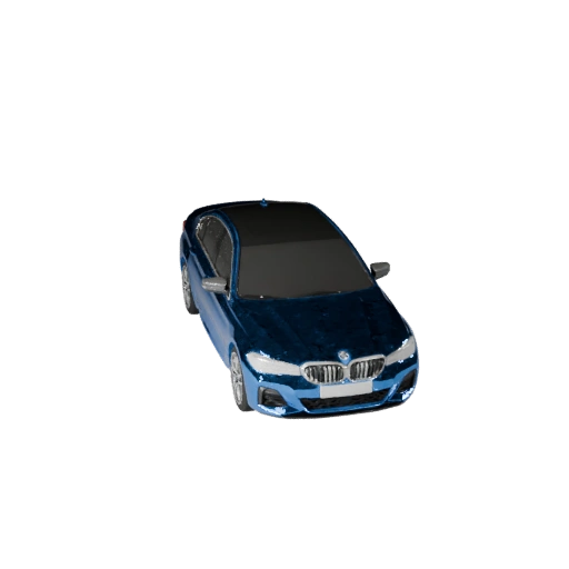 Sedán Listo para Juegos Modelo 3D para Uso en Tiempo Real Activo PBR