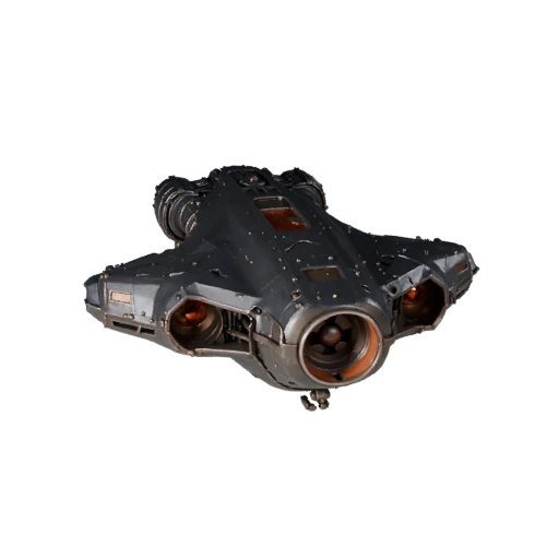 Cargo spatial profond 3D Model - Transport PBR prêt pour le jeu