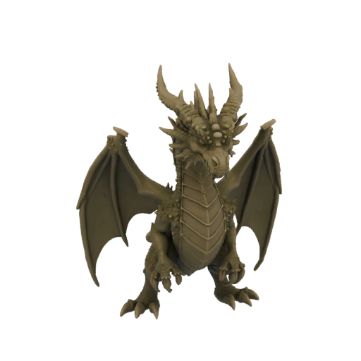 Fantasy Mondlicht Drache Boss Miniatur STL
