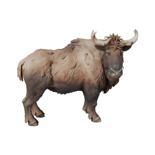 Modèle 3D de Caribou Haute Poly - Actif STL Détaillé pour Impression