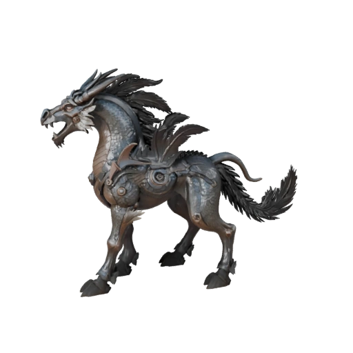 Pegaso 3D Model para Blender - Asset PBR con Texturas | PBR