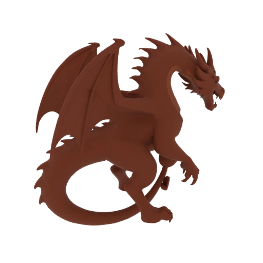 Miniature STL Dragon Boss Darkfire Fantasy
