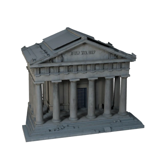 Parthenon 3D Modell für Unreal - Realtime UE Asset fürRealtime