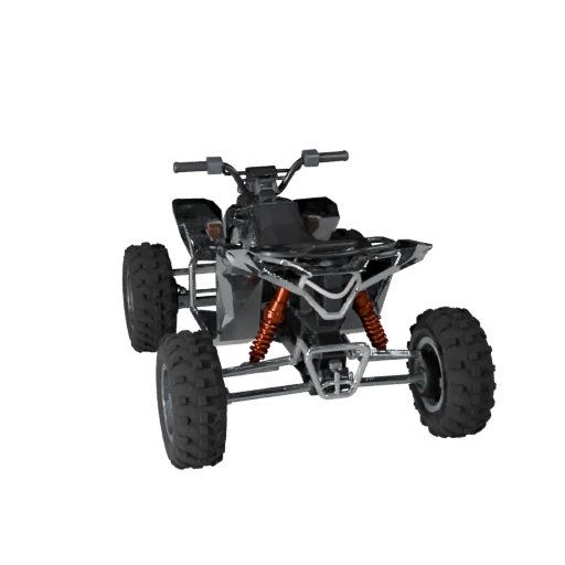 Low Poly Atv Quad Bike 3D Modell für Unity & Unreal