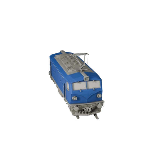 Druckbare Elektrolokomotive STL 3D-Modell - Display