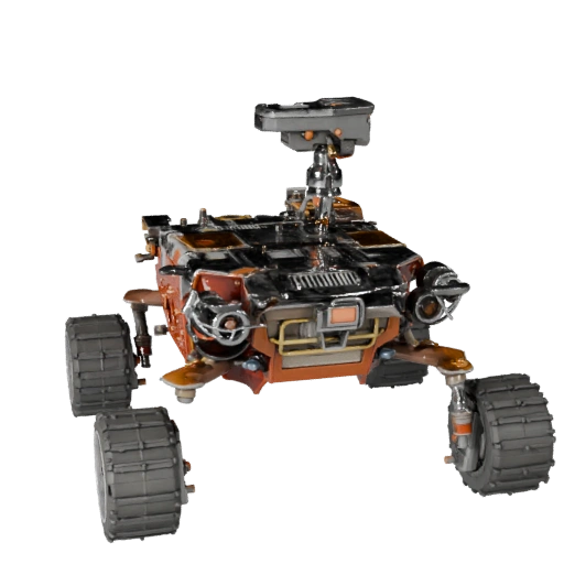 Modello 3D Rover Marziano per Blender e Giochi - PBR Realistico