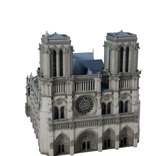 Catedral de Notre Dame Modelo 3D para Unity - Activo de Juego