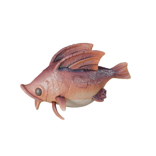 Cartoon Tintenfisch 3D Modell - Stilisierte Ressource für Animation | Lizenzfrei