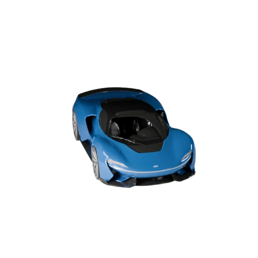 Modèle 3D Hypercar pour Unity - Asset Pro Low Poly pour Jeu