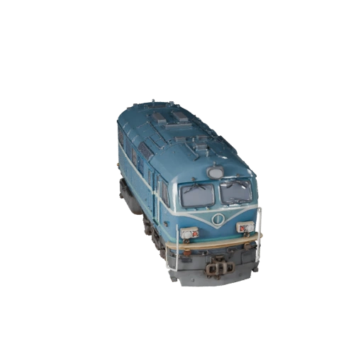 Diesellokomotive 3D-Modell für Blender & Spiele - PBR