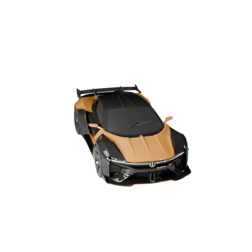 Modelo 3D de Coche Conceptual Listo para Juegos para Juegos en Tiempo Real - PBR (Legacy)