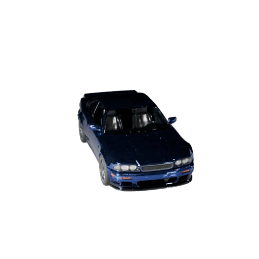Modello 3D Auto da Drift Pronta per il Gioco per Uso in Tempo Reale Asset PBR