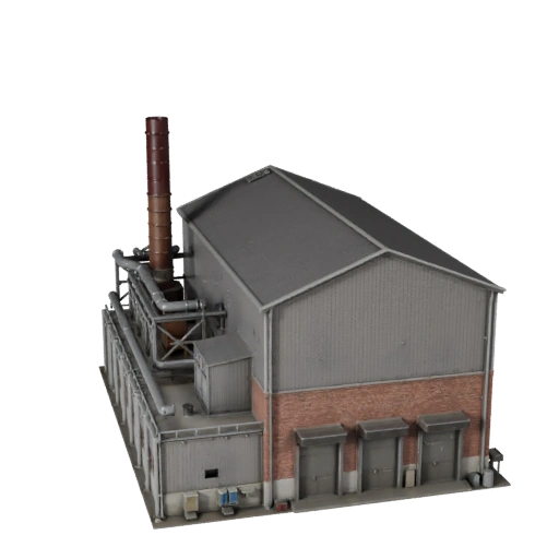 Usine de ciment Modèle 3D - Actif Archviz réaliste pour l'architecture