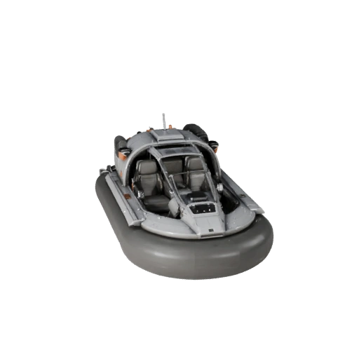 Aerodeslizador de Rescate Modelo 3D para Unreal Engine - Listo para Juegos