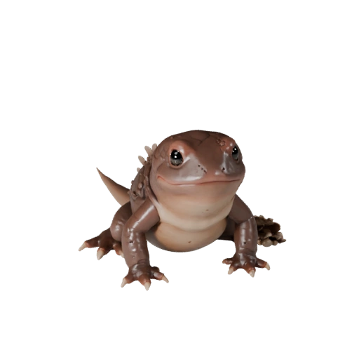 Modello 3D Axolotl Realistico - Asset PBR Rigged per Giochi | PBR