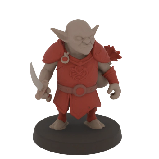 Miniatura STL de Duende Arquero de Fantasía - Escaramuza