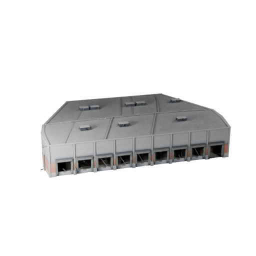 Modèle 3D de Centre de Distribution pour Blender - Asset de Rendu
