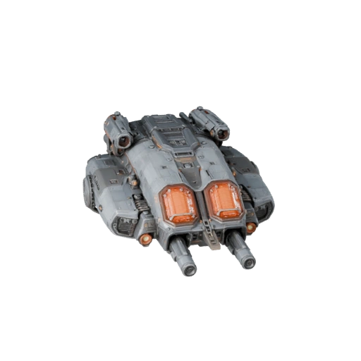 Cargo spatial profond modèle 3D pour Blender & Jeux -