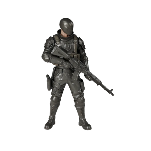 Fantasy NPC Soldat Charaktermodell - Geriggt