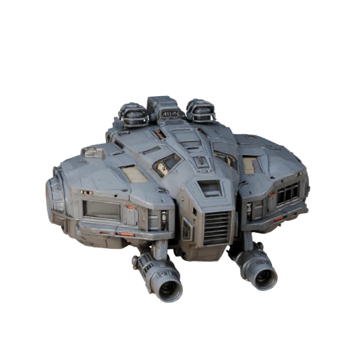 Cargo spatial profond 3D Model pour Blender - Prêt pour le rendu