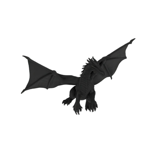 Dragon Boss Fantasy Miniature STL - Envergure