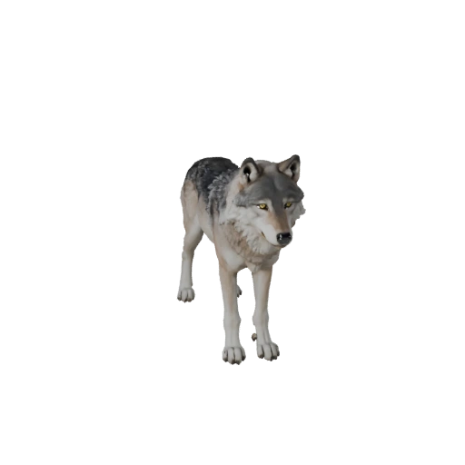 Modelo 3D Realista de Lobo Ártico - Activo PBR Riggeado para Juegos