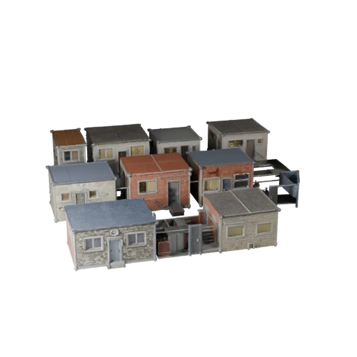 Модульный комплект дома 3D модель для Unreal - Asset реального времени