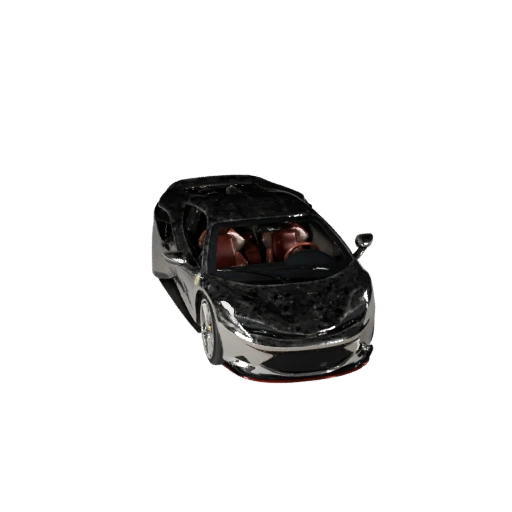 Supercar Ispirata alla Ferrari 3D Model - Pronto per il Gioco PBR