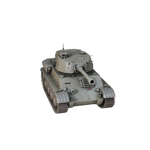 Modèle 3D de char de combat prêt pour le jeu pour jeux en temps réel - PBR