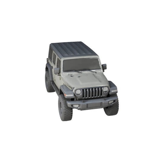 Modèle 3D de VUS Style Jeep Prêt pour le Jeu pour Utilisation en Temps Réel