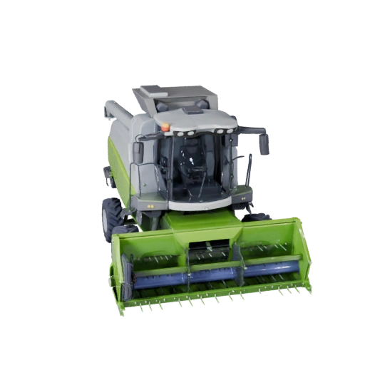 Combine Harvester 3D Model for Blender - Realistic PBR